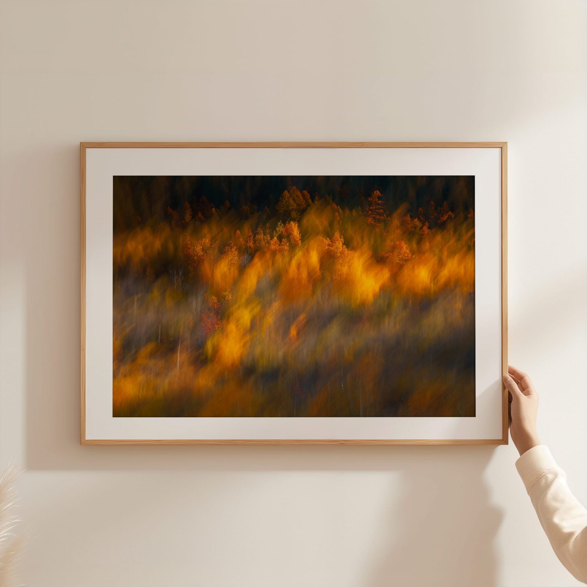 Autumn's Fiery Dance - Fine Art Print