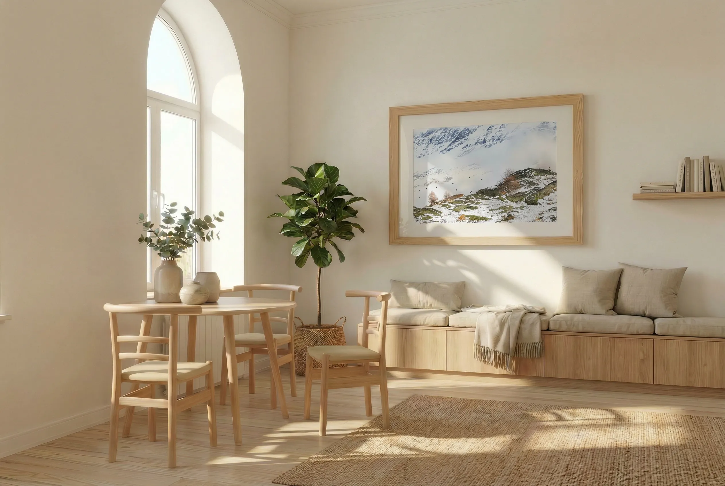 Stampa Fine Art di Tonio Di Stefano in un ambiente domestico elegante